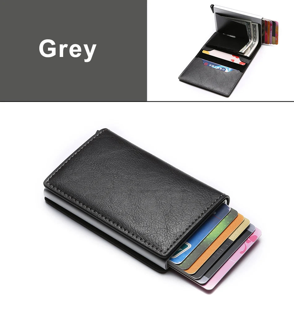 Luxury Leather Men Wallet With Rfid Protection