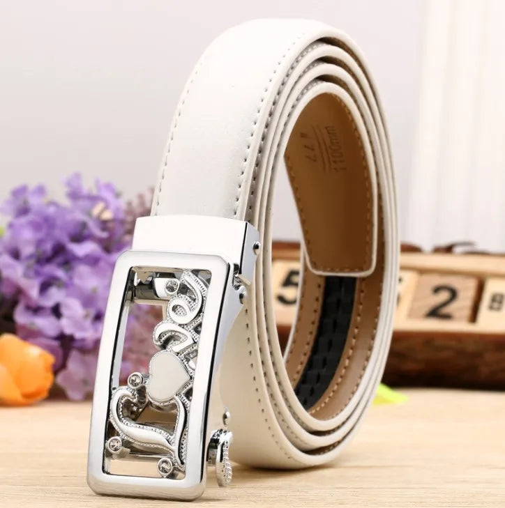 Women belt Buckle Waist High Quality Leather Strap