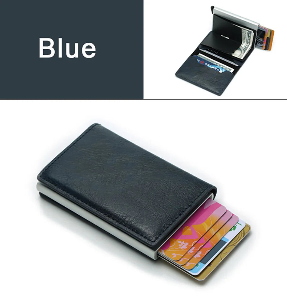 Luxury Leather Men Wallet With Rfid Protection