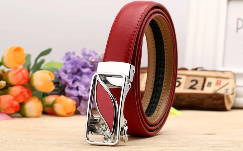 Women belt Buckle Waist High Quality Leather Strap