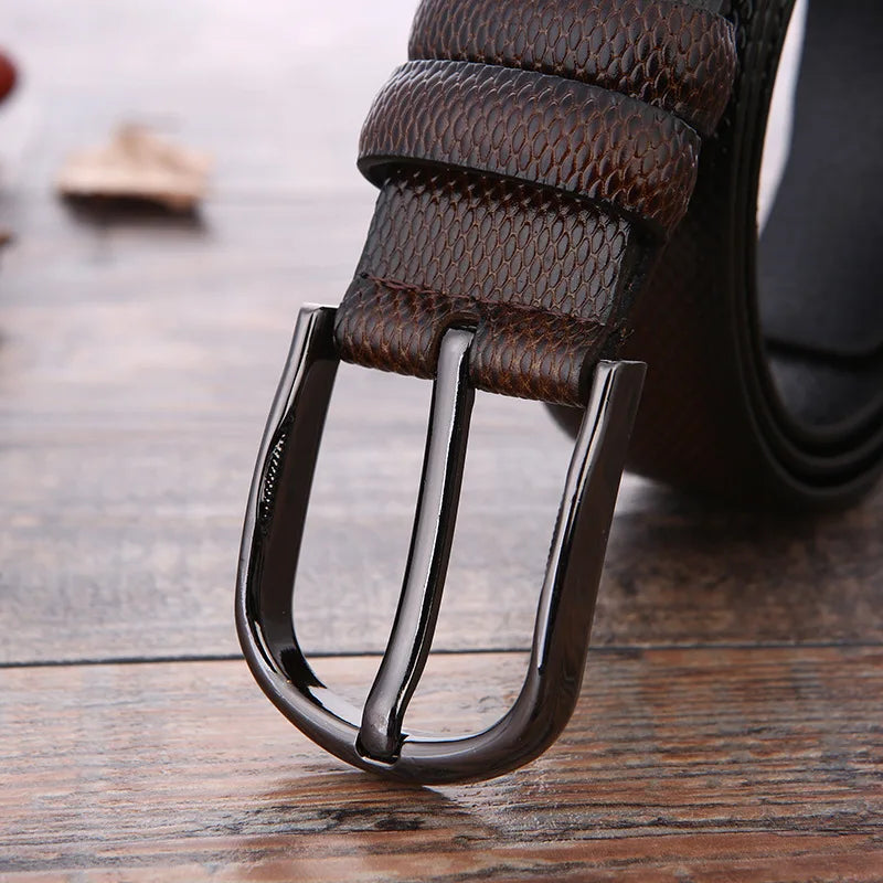 Luxury Fashion Men's Leather Belt