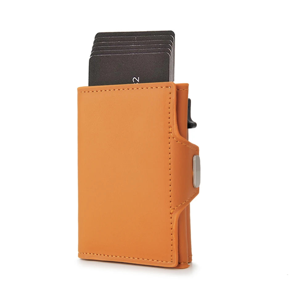 Rfid Carbon Fiber Card Holder Men Wallet