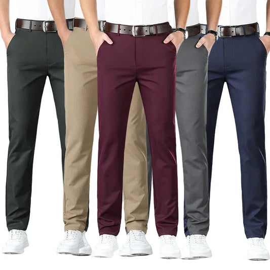 Men's Spring Summer Fashion Business Suit Pants