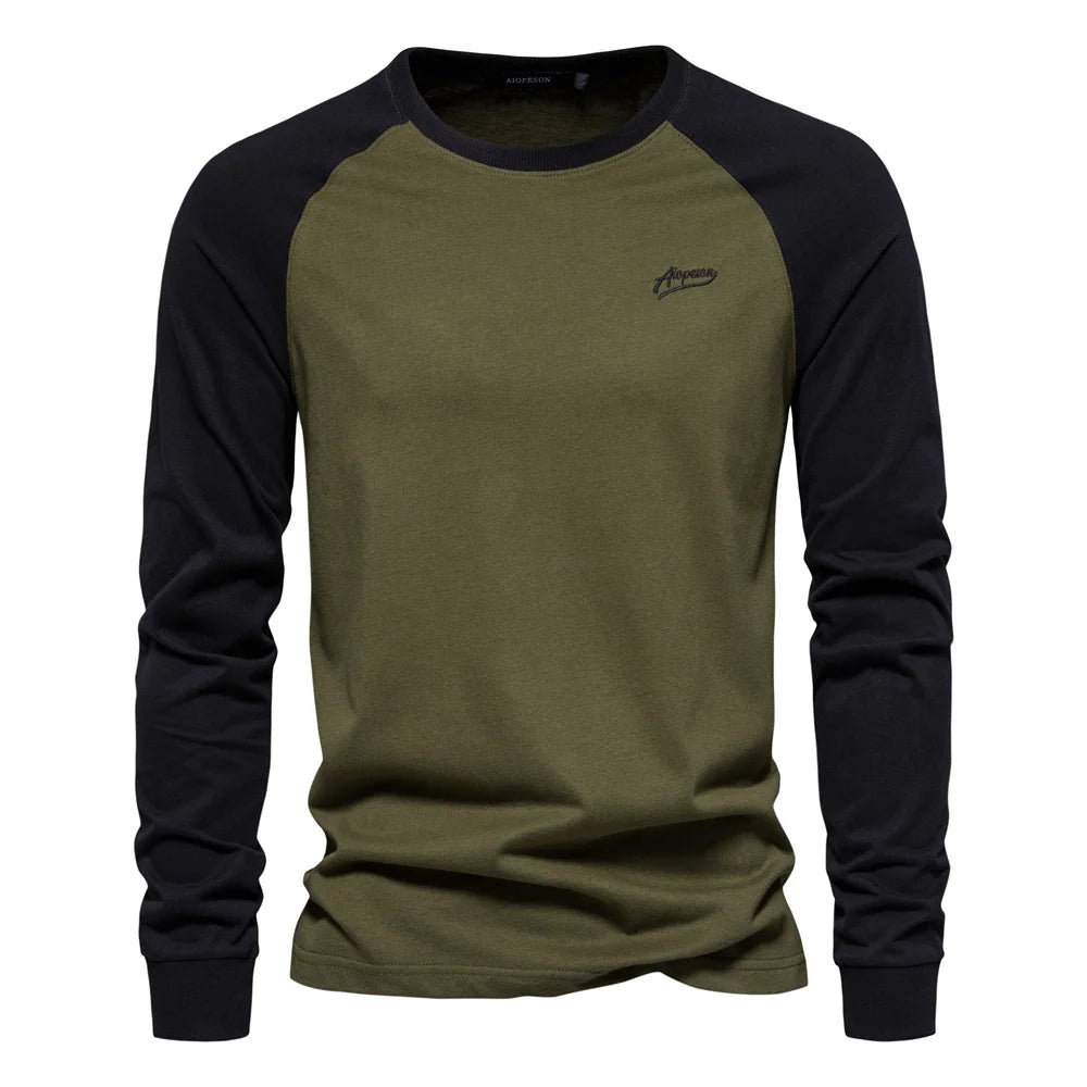 Men's 100% Cotton Long Sleeve Shirt