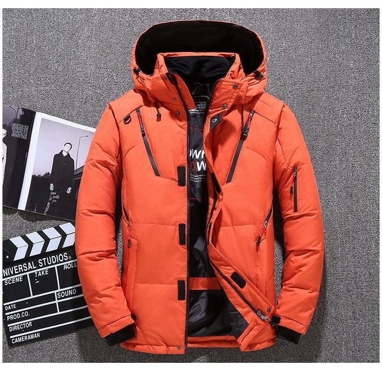 Winter Mens  Warm Hooded Jacket