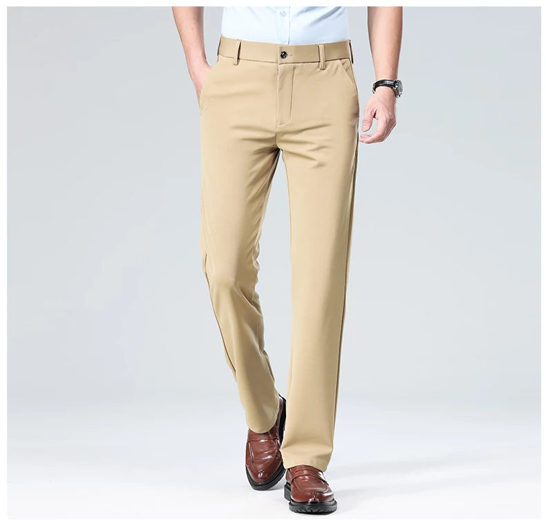 Thin Business Casual Suit Pants