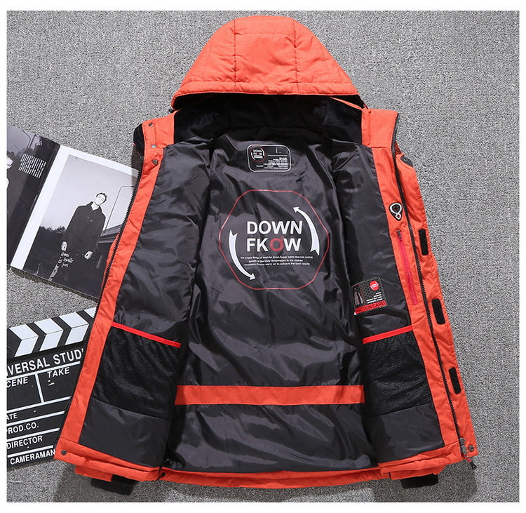 Winter Mens  Warm Hooded Jacket