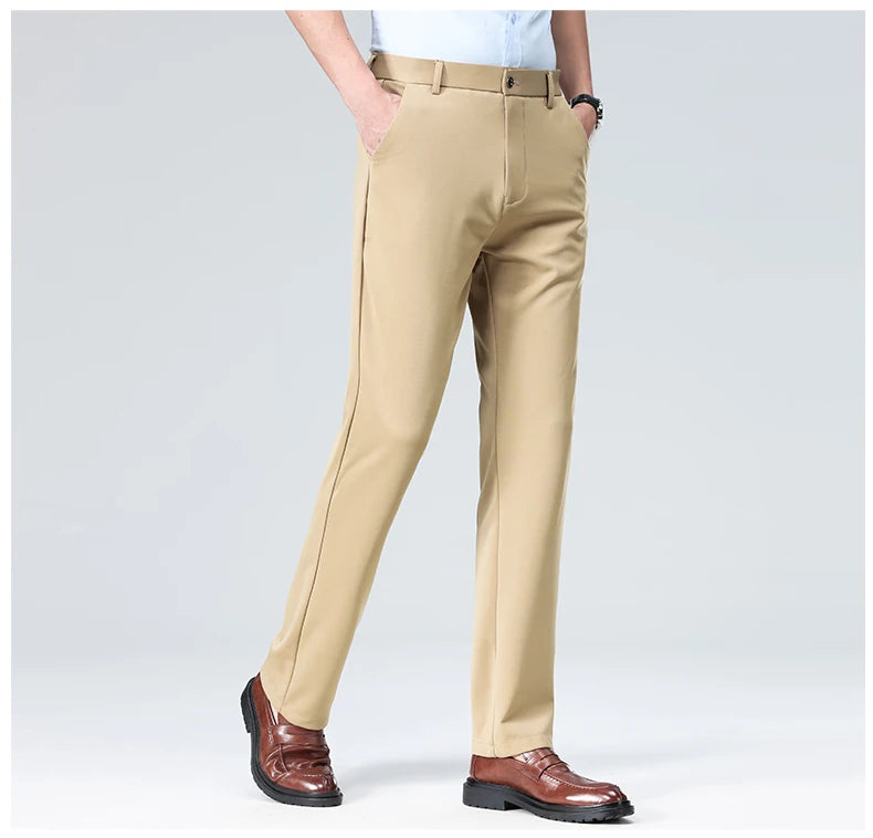 Thin Business Casual Suit Pants