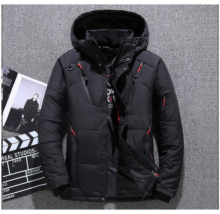 Winter Mens  Warm Hooded Jacket