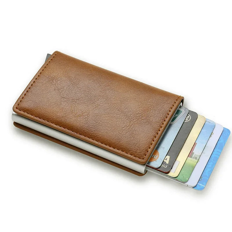 Luxury Leather Men Wallet With Rfid Protection