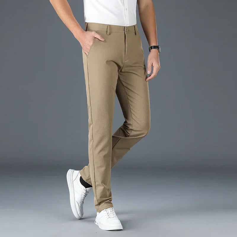 Men's Spring Summer Fashion Business Suit Pants