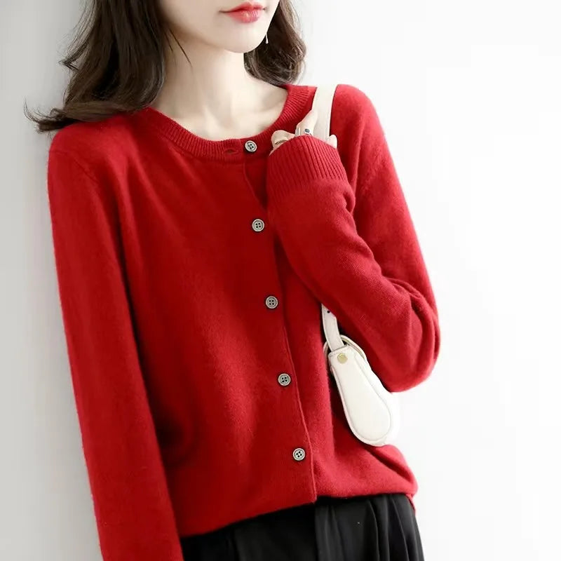 Women's Spring Autumn Sweater  Knitted