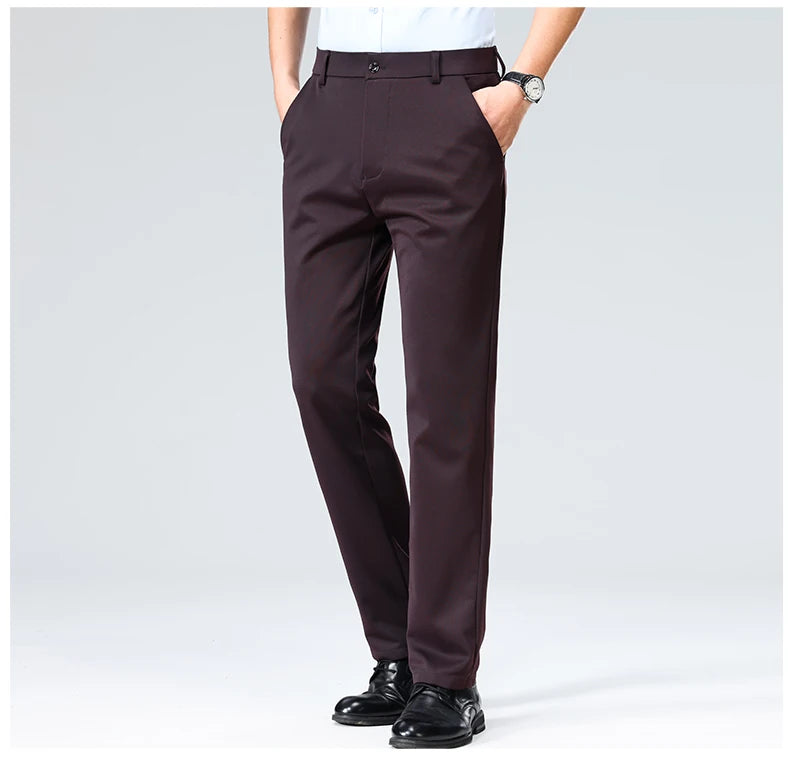 Thin Business Casual Suit Pants