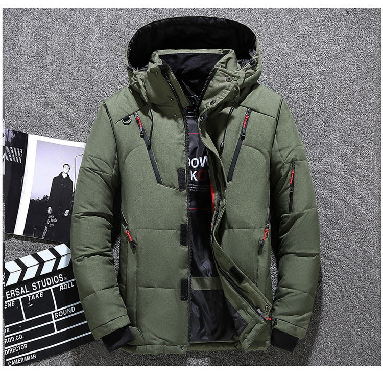 Winter Mens  Warm Hooded Jacket