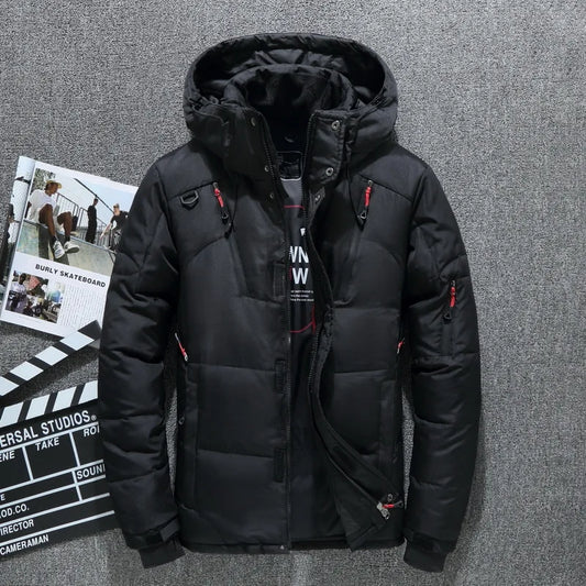 Winter Mens  Warm Hooded Jacket